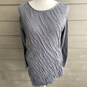 Simply Vera Ruffled High Low Sweater